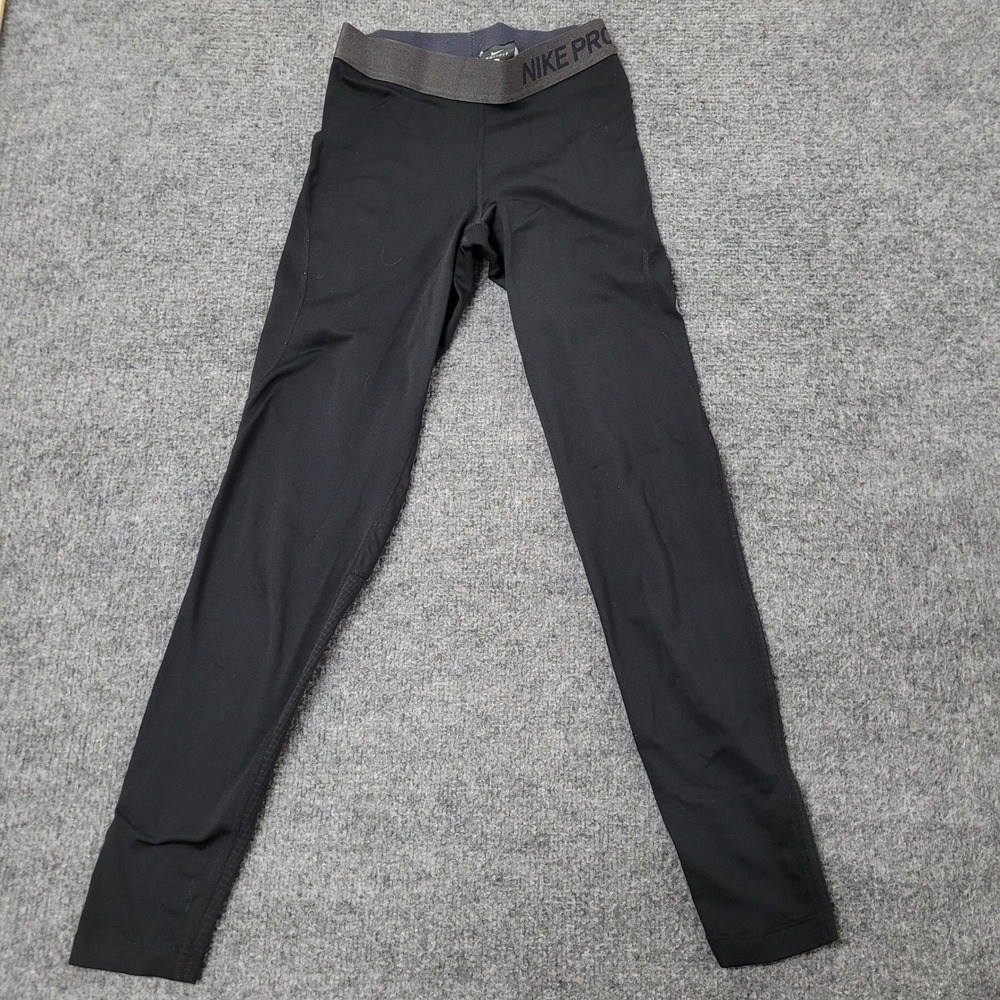 Nike Leggings Womens Size XS Black Dri-Fit Compression Athletic Yoga Pants 75715